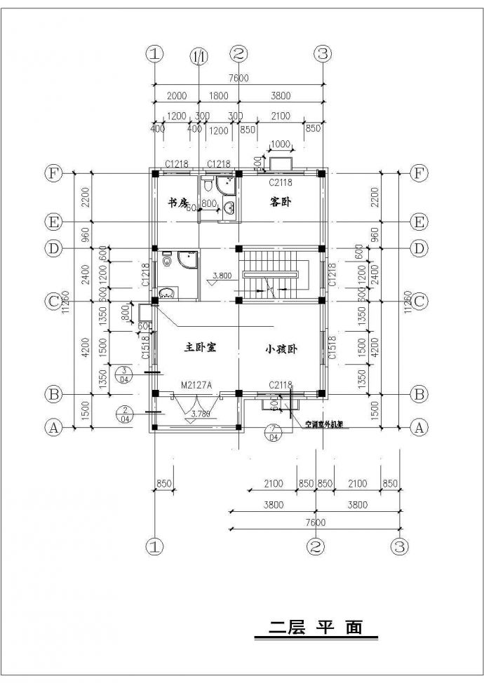 295平米3层砖混结构单体别墅建筑设计CAD图纸（含阁楼层）_图1
