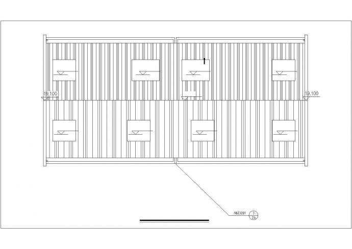 芜湖市xxx小区1150平米五层砖混结构住宅楼建筑设计CAD图纸_图1