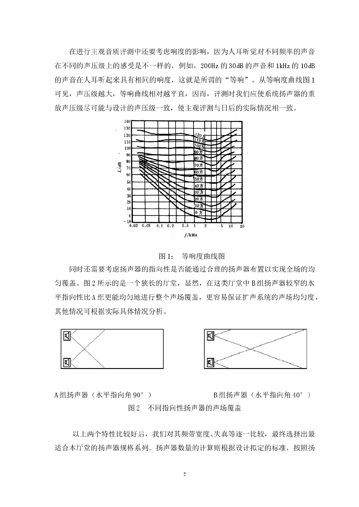 浅谈厅堂扩声系统中扬声器系统的设计-图二