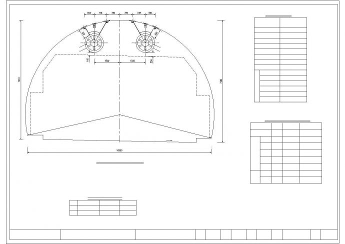 公路隧道工程通风施工图设计cad图纸_图1