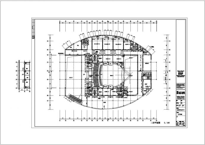 某会议中心、市民文化中心建筑工程非常标准CAD图纸设计_图1