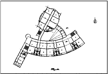 某市三层重点幼儿园教学综合楼建筑设计cad图，共四张-图二