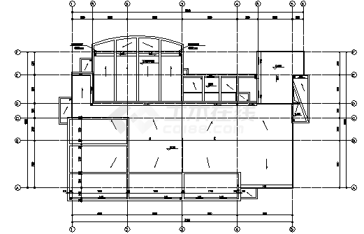 某市复兴地区四层幼儿园教学楼建筑设计cad图(含四个方案设计，共二十三张)-图一