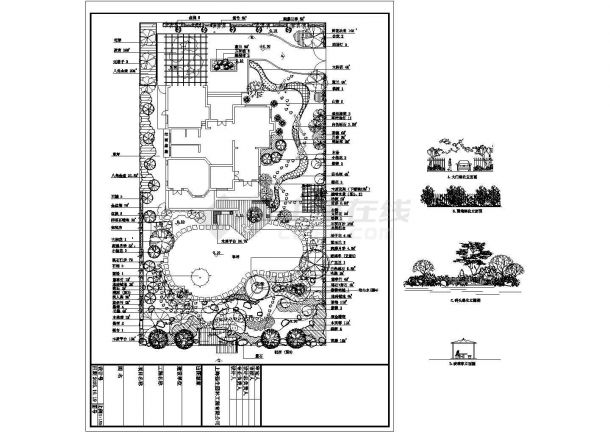 某别墅花园景观规划方案参考图-图二