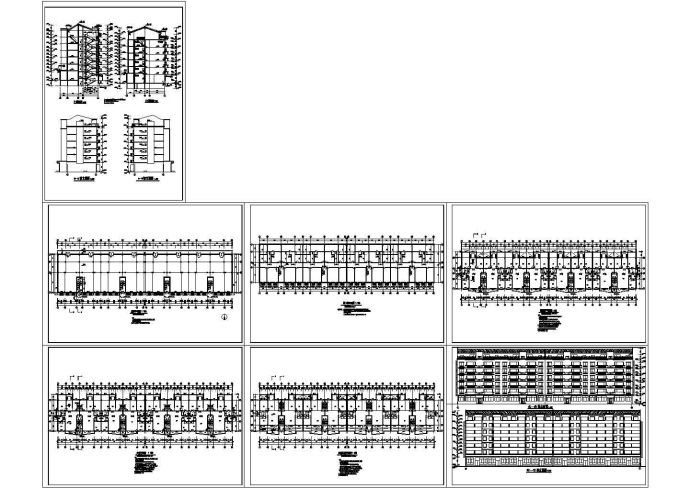 -1+6+1跃层8828.97㎡住宅楼建筑施工图_图1