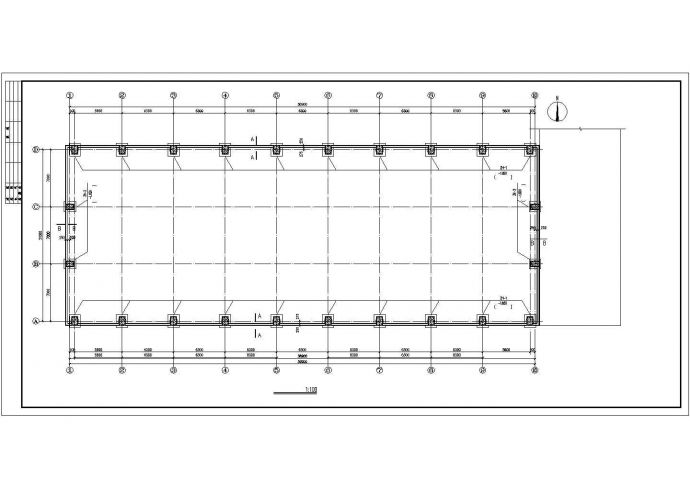 钢结构厂房（10t吊车）结施图，含设计说明_图1