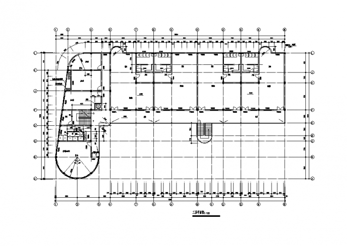 3层3176平米镇中心幼儿园教学楼建筑设计施工cad图纸，含设计说明_图1