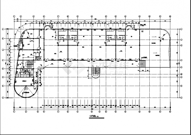 3层3176平米镇中心幼儿园教学楼建筑设计施工cad图纸，含设计说明-图二