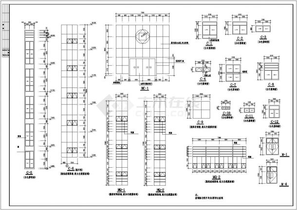 某中学六层框架结构综合实验楼设计cad全套建施图（含施工说明）-图一