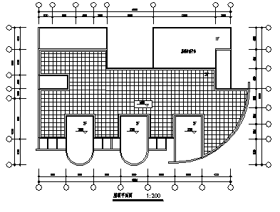 二层幼儿园教学综合楼建筑施工cad图，共八张_图1