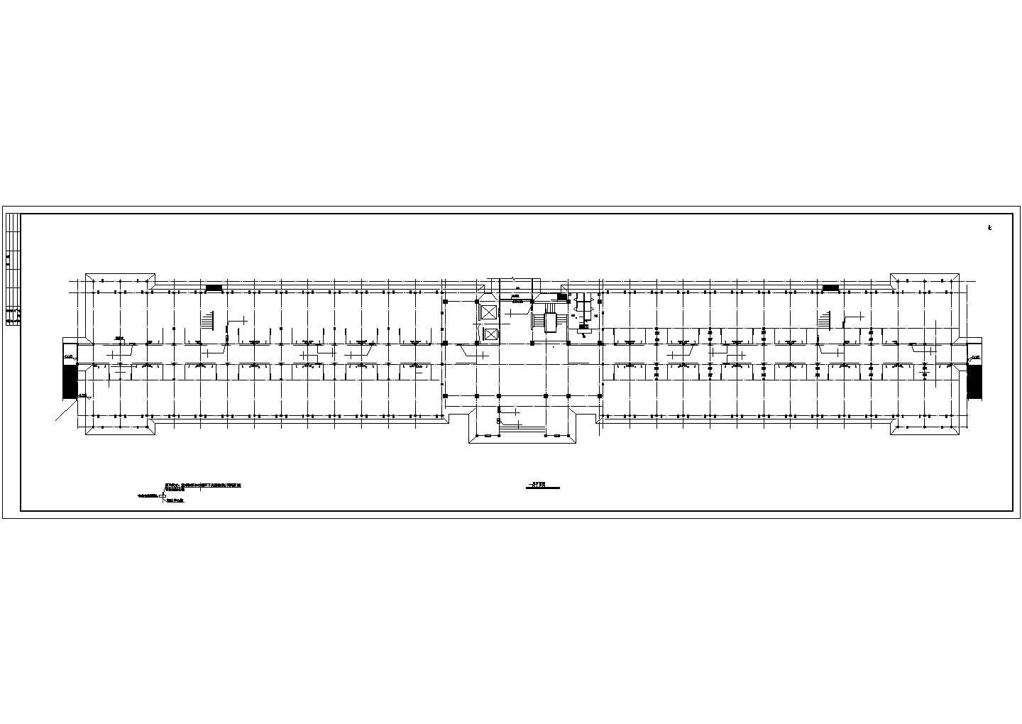 某五层中式风格敬老院建筑扩初图(CAD)