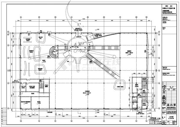 某世博会比利时-欧盟馆设计cad详细建筑施工图-图二