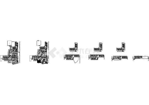 著名医院多层就诊综合楼给排水施工图（CAD，20张图纸）-图一