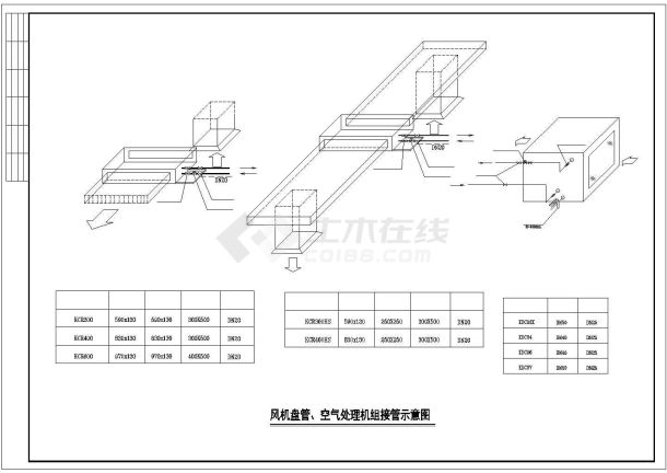  Full set of design cad construction drawings of hotel air conditioning system - Figure 2