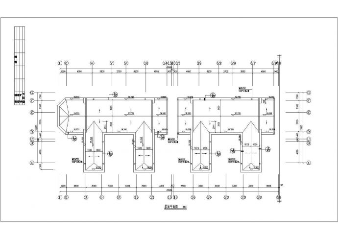 金华市xxx小区4100平米七层框混结构住宅楼平立剖面设计CAD图纸_图1
