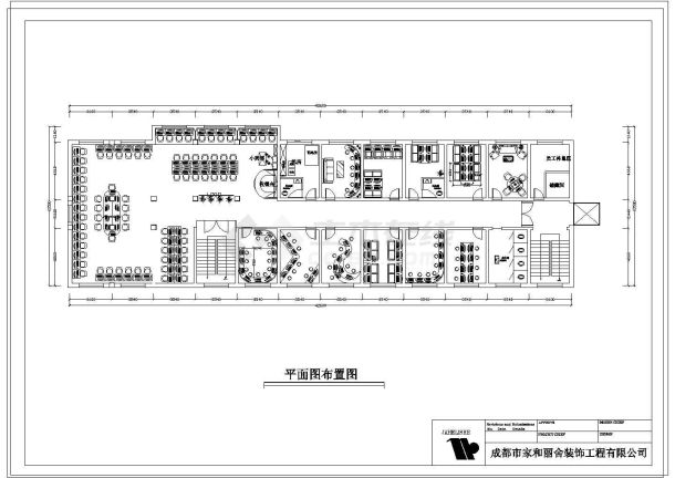 一套网吧电气线路强电弱电cad施工图-图二