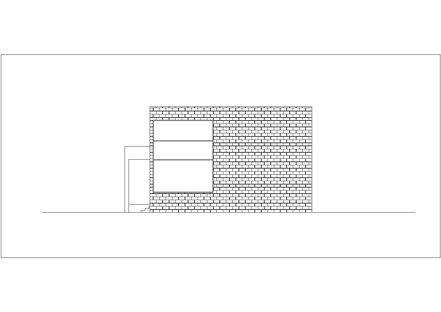 xx中学1400平米2层砖混结构音乐教室+宿舍楼平立面设计CAD图纸