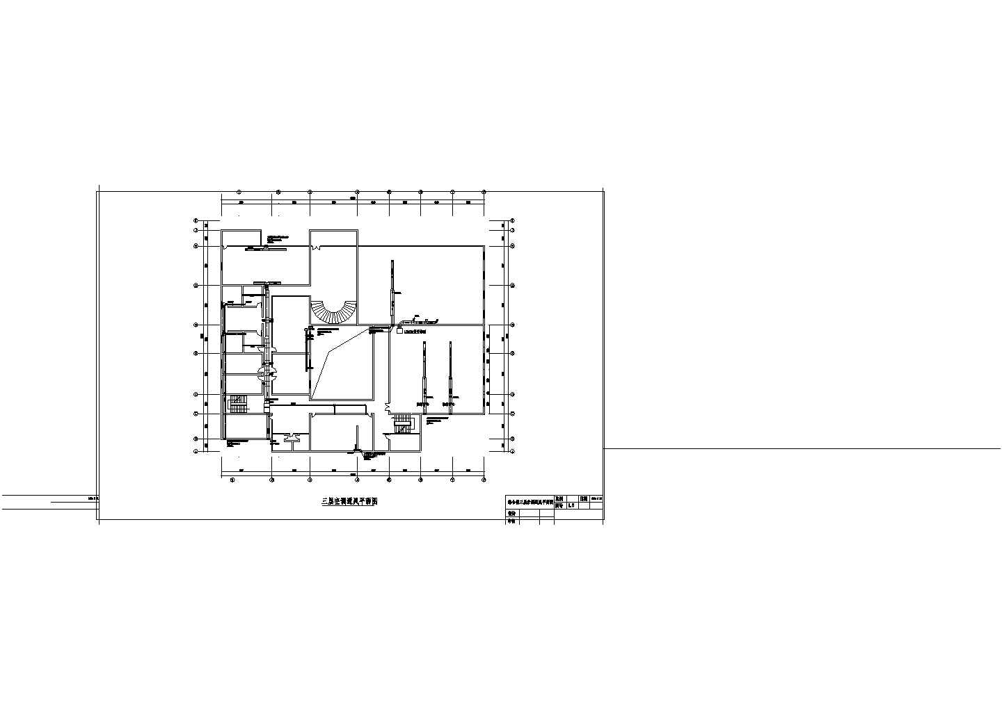 综合楼及宾馆整套中央空调设计cad全套平面施工图纸