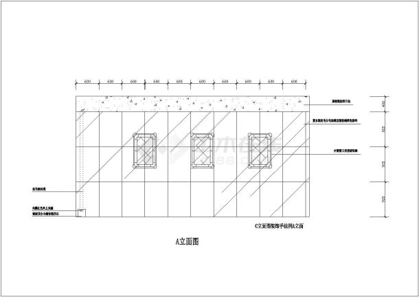 一整套小型酒吧室内装修cad设计施工图图纸-图二