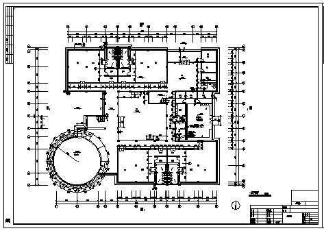 二层纽约风格幼儿园建筑设计cad图，共四张_图1