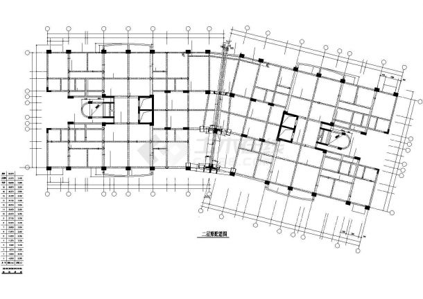 东莞某花园二层框架结构住宅楼施工图-图二