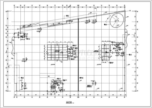 某大型建材商场建筑设计全套CAD图-图一