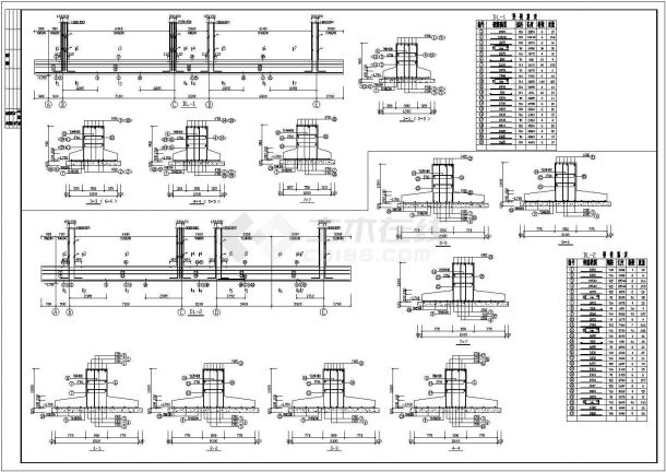 框架结构综合楼全套施工设计CAD图-图一