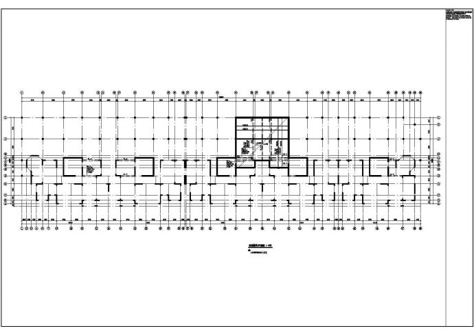 框架住宅基础平面结构设计CAD图_图1