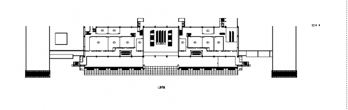 73924平米4层局部22层框剪结构市长途汽车客运总站设计施工cad图纸_图1