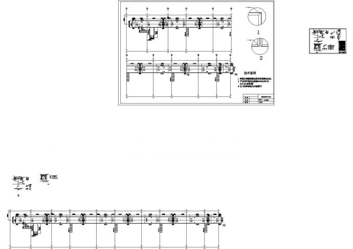管道平台结构详图CAD施工图设计_图1