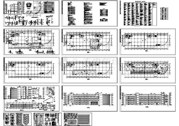 23069平米电子厂车间建筑设计CAD图-图一