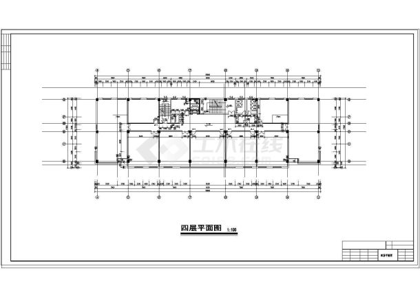 办公楼设计_全套综合办公楼建筑设计cad施工图-图一