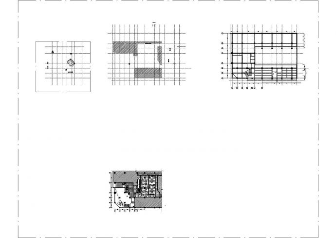 某全日制餐厅全套CAD完整节点设计施工图大包厢_图1