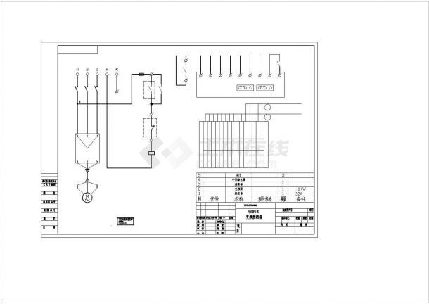 斗式提升机变频控制图非常标准CAD图纸设计-图一