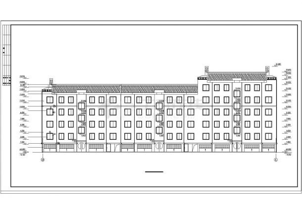 [北方多层]详细的住宅楼建筑设计cad施工图纸-图一