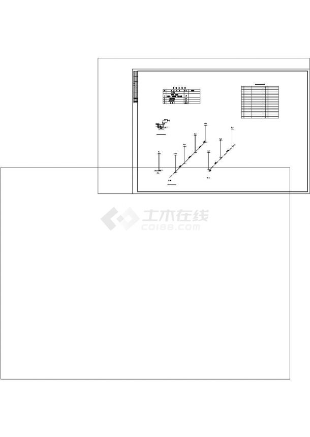 厂房设计_连云港某公司厂房给排水图纸CAD图纸-图一