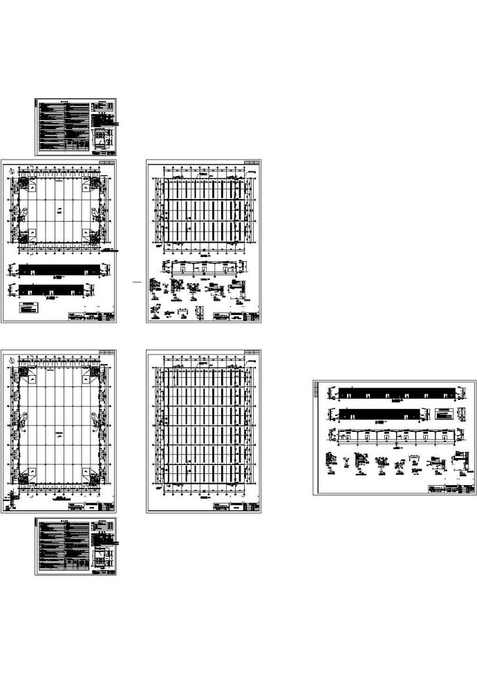 苏北某石材公司加工厂房建筑设计CAD施工图_图1