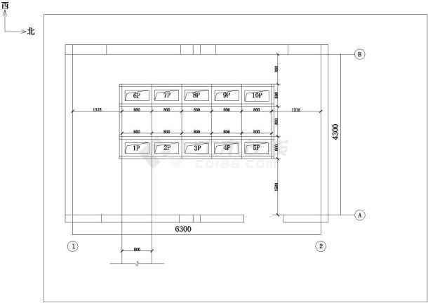 某35kV变电站初步设计cad详细电气施工图（ 含设计说明）-图一