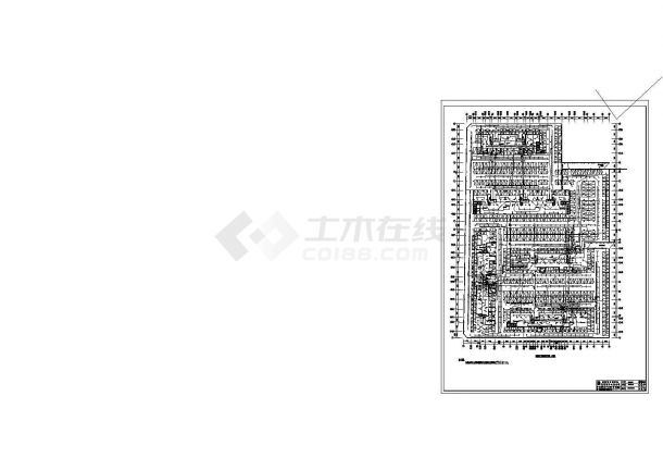 金湾美湖地下室强弱电设计cad施工图-图一