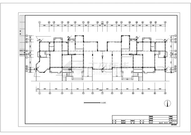 六层住宅电气全套CAD的图纸-图一