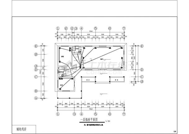 民房电气设计图CAD的图纸-图二