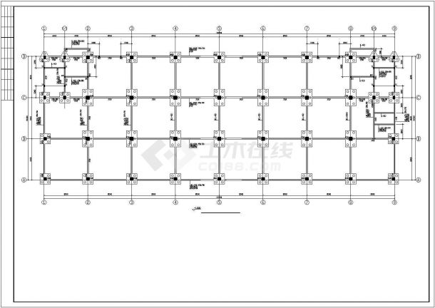 厂房建筑安装工程量计算实例（附全套图纸）-图二