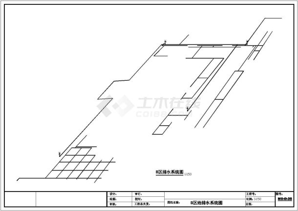 重庆某办公大楼屋顶花园全套施工图cad 图纸-图一