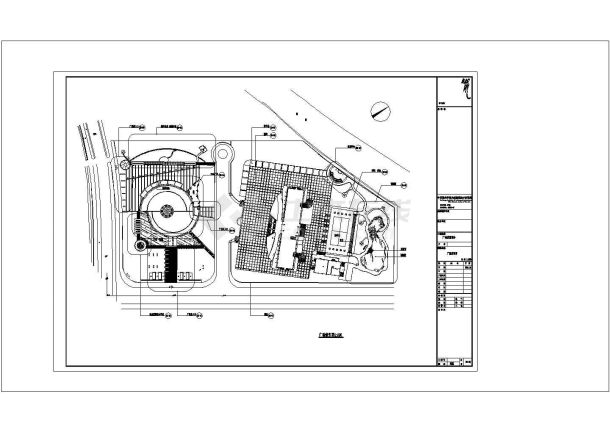 [广场建筑图纸]-[浙江]-萧山城市广场全套景观施工图（中国美院）非常标准cad图纸设计-图二