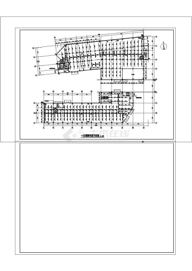 厂房设计_[江苏]丙类标准厂房给排水消防施工图非常标准cad图纸设计-图二