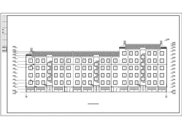 [北方多层]详细的住宅楼建筑设计cad施工图-图二