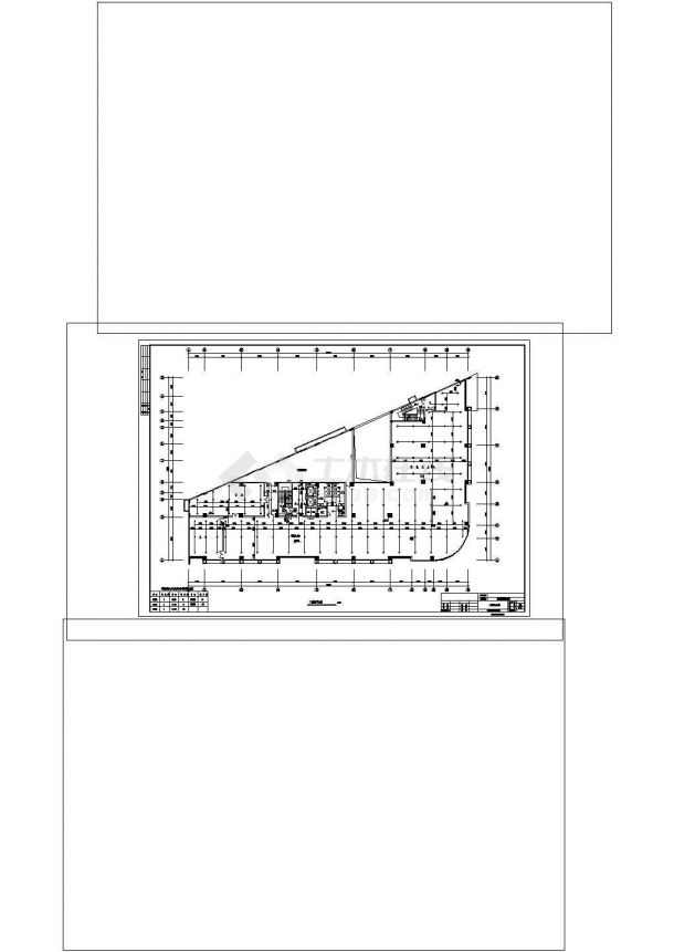 某农贸市场综合楼消防设计施工图非常标准CAD图纸设计-图一