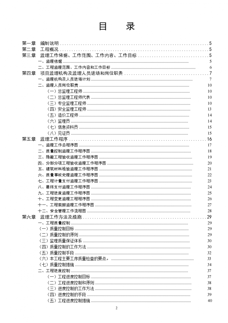 江西省小学建设工程监理规划设计施工方案-图二