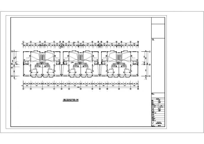 某小区某小区多层部分电气图CAD图纸_图1