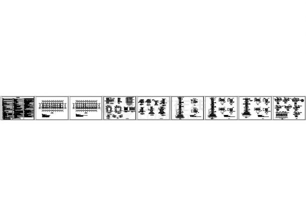 某三层砌体教学楼结构加固施工图-图一